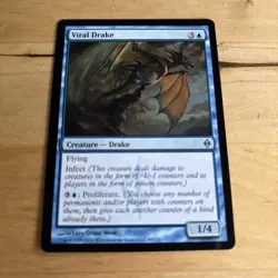 Viral Drake LP Light Play New Phyrexia MTG [12111] Free Shipping - Image 1
