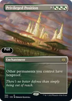Privileged Position (Borderless) [Double Masters 2022] NM Foil - Magic - Image 1