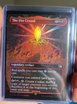 The Fire Crystal (Borderless) Final Fantasy Foil - Image 1