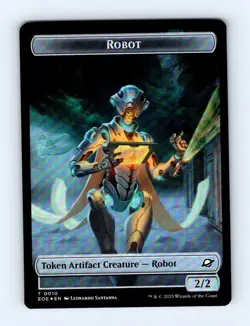 Edge of Eternities Robot // Munitions Double-Sided Token #10 // 9 Foil - Image 1