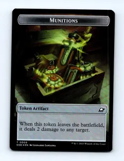Edge of Eternities Robot // Munitions Double-Sided Token #10 // 9 Foil - Image 2