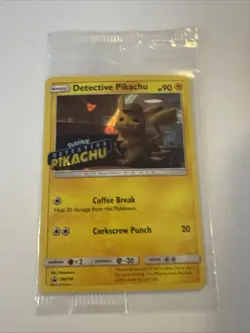 Detective Pikachu [Stamped] #SM190 Pokemon Movie Promo Sealed TCG Holo Foil - Image 3