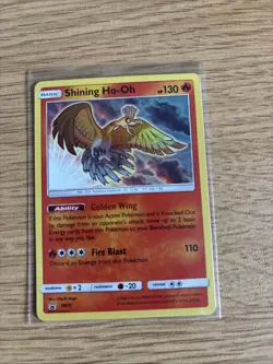 Shining Ho-Oh SM70 Black Star Promo Pokemon Card NM Sun & Moon - Image 1