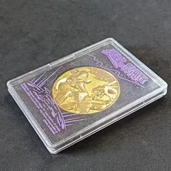 Pokemon The Movie Destiny Deoxys Rayquaza Gold Medal Coin Japanese - Image 3