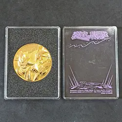 Pokemon The Movie Destiny Deoxys Rayquaza Gold Medal Coin Japanese - Image 4