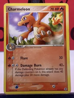 Charmeleon 31/112 FireRed & LeafGreen Pokemon TCG Regular Uncommon 2004 LP - Image 3