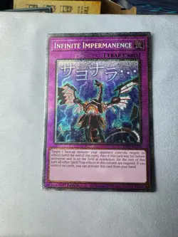 Yu-Gi-Oh Infinite Impermanence RA05-EN140 1st Ed Starlight Rare - Image 1