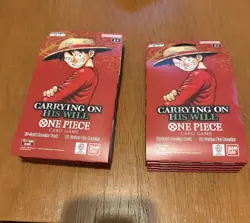 One Piece Carrying on His Will OP-13 Sleeved Booster Pack English - Image 1