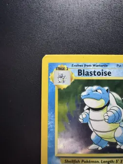 Pokemon TCG: Blastoise Base Set Holo 2/102 LP - Image 2