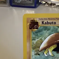 Pokemon TCG Kabuto Fossil 1st Edition Common Card 50/62 Mint Condition - Image 2