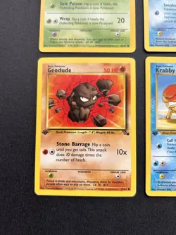 Pokemon TCG 1st Edition Kabuto Fossil Set 50/62 Common WOTC Vintage - Image 5