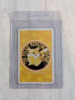 Bulbasaur - Pokemon (Yellow Pikachu Deck) Playing Card Poker Japanese 1996 - Image 2