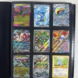 100+ Pokemon Card Lot Modern and Vintage Binder Collection (Binder Included) - Image 3