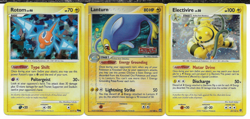 Pokemon Holo 3 Card Lot with POP 9 Cracked Ice Rotom #5/17 Excellent Condition - Image 1