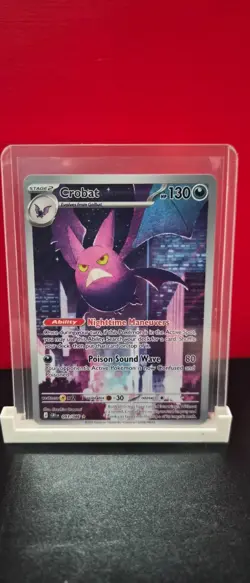 Pokemon TCG Crobat 093/086 Illustration Rare IR Holo Chaos Rising Card - Image 1