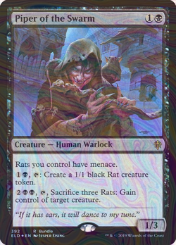 Foil Piper of the Swarm - eld - 392 | MTG Card - Image 1