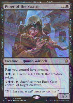 Foil Piper of the Swarm - eld - 392 | MTG Card - Image 3