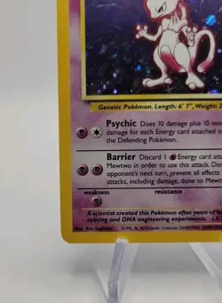 Mewtwo Holo 010/130 Base Set 2 Pokemon Card - Rare - Image 5