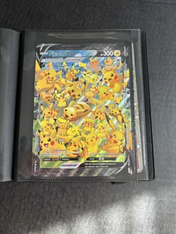Pokemon Card Lot Full Art Jumbo 25 Card Lot - All Box Fresh - Sleeved in Binder - Image 3