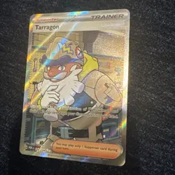 Pokemon Perfect Order Tarragon 116/088 Trainer-Supporter Full Art Holo Card NM - Image 2