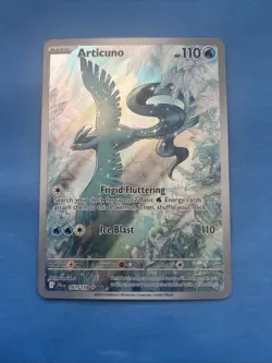 Pokemon TCG Articuno 161/159 SV09: Journey Together Illustration Rare Card - Image 1