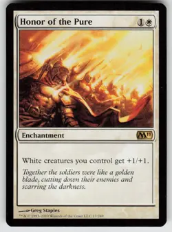 Honor of the Pure 17 Rare Magic 2011 (M11) Magic: The Gathering Near Mint - Image 1