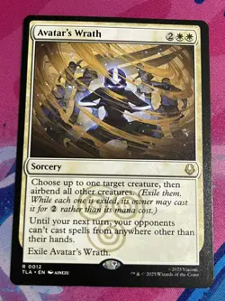 Avatar's Wrath Avatar: The Last Airbender Regular TLA 0012 MTG - Image 1