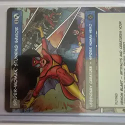 Spider-Woman, Stunning Savior (Borderless) 0230 Rare Marvel's SPM MTG Foil - Image 2