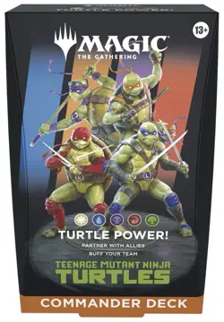 MTG Teenage Mutant Ninja Turtles TURTLE POWER COMMANDER DECK NEW SEALED - Image 3