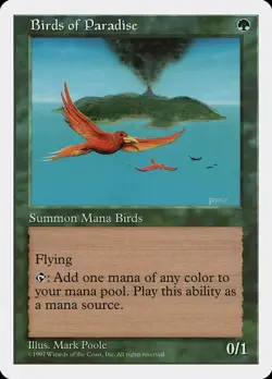MTG - Birds of Paradise - Fifth Edition - X1 - (MP+D) - SLEEVE PLAYABLE - #M7654 - Image 1