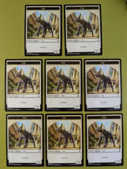8 Cat Token Amonkhet Magic the Gathering MTG 8 - Image 1