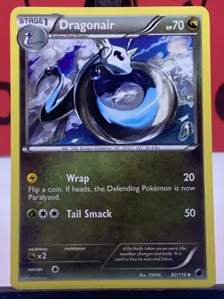 Dragonair 82/116 Plasma Freeze Pokemon TCG Regular Uncommon 2013 LP - Image 3