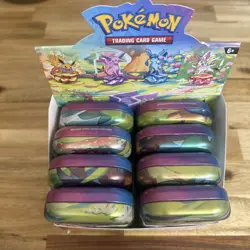 Pokemon TCG SV8.5 Prismatic Evolutions Mini Tin Display - Image 2
