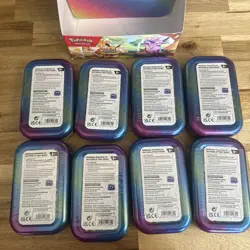 Pokemon TCG SV8.5 Prismatic Evolutions Mini Tin Display - Image 4