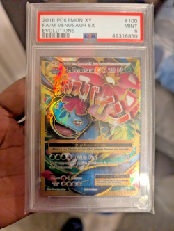 2016 POKEMON EVOULTIONS FA/M VENUSAUR EX FA/M CHARIZARD FA/M BLASTOISE EX PSA 9 - Image 2