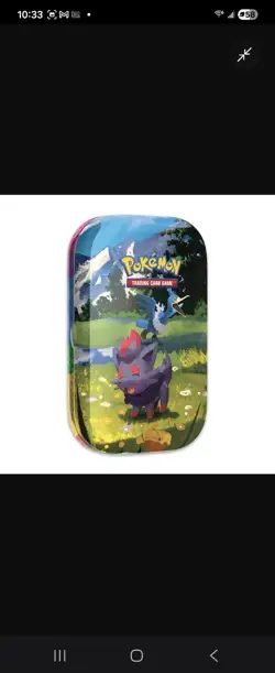 Pokemon Ascended Heroes Mini Tin (Zorua & Cramorant) NEW Free Shipping - Image 1