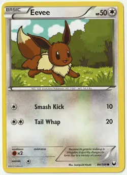 Eevee 84/108 -Dark Explorers -Pokemon TCG/ Lightly Played - Image 1