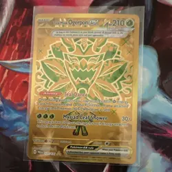 Teal Mask Ogerpon Ex 177/131 Prismatic Evolutions Gold Holo Full Art Pokemon TCG - Image 1