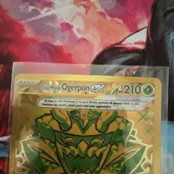 Teal Mask Ogerpon Ex 177/131 Prismatic Evolutions Gold Holo Full Art Pokemon TCG - Image 2