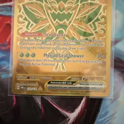 Teal Mask Ogerpon Ex 177/131 Prismatic Evolutions Gold Holo Full Art Pokemon TCG - Image 3