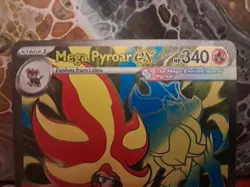 Pokemon Mega Pyroar ex 099/086 Chaos Rising Ultra Rare Holo - Image 3