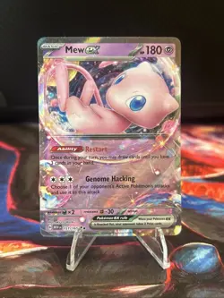 Pokemon TCG Mew EX 151/165 Scarlet & Violet Holo Double Rare - Image 1
