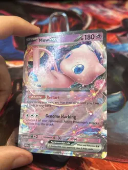 Pokemon TCG Mew EX 151/165 Scarlet & Violet Holo Double Rare - Image 2