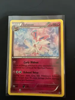 2014 XY - FURIOUS FISTS SYLVEON 72/111 STAGE 1/RARE #72 LP+ - Image 1