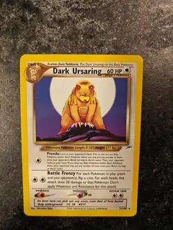 Dark Ursaring 21/105 Neo Destiny Non Holo Rare Pokemon Card NM - Image 1