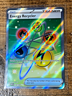 2025 Pokemon MEG Perfect Order Trainer Energy Recycler 108 /88 Full Art Holo - Image 1
