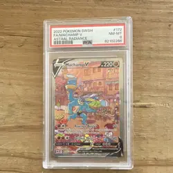 Pokemon Machamp V Alt Full Art 172/189 Astral Radiance Holo PSA 8 - Image 1