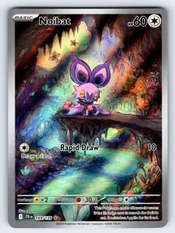 Noibat 169/159 Holo Illustration Rare JTG Pokemon TCG NM - Image 1