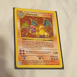 Wizards of the Coast Pokemon TCG Base Set Charizard Holo 4/102 English 1999 - Image 1