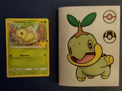 Pokemon TCG - Chikorita 2/25 Mcdonald's 25th Anniversary + sticker - Image 1